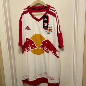 Adidas New York Red Bull Jersey. M. NWT